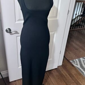 Astr Black Midi Dress